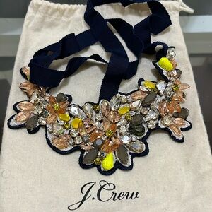 J crew ribbon necklace